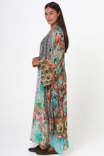 Load image into Gallery viewer, Peacock Feather ON0014 Viscose Cape/Kimono (Multi)
