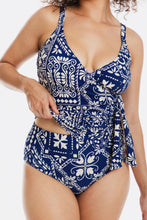 Load image into Gallery viewer, Togs Cassablanca Tankini Cross Over Set (Navy)