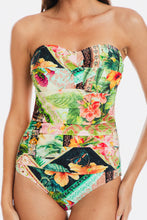 Load image into Gallery viewer, Togs Fiji Bandeau One Piece Swimsuit (Multi)