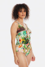 Load image into Gallery viewer, Togs Fiji Surplice One Piece Swimsuit (Multi)