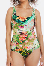 Load image into Gallery viewer, Togs Fiji Gathered Square One Piece Swimsuit (Multi)