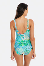 Load image into Gallery viewer, Togs Lucca Surplice One Piece Swimsuit (Turquoise)