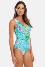 Load image into Gallery viewer, Togs Lucca Surplice One Piece Swimsuit (Turquoise)