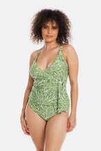 Load image into Gallery viewer, Togs Tahiti Tankini Cross Over Set (Green)