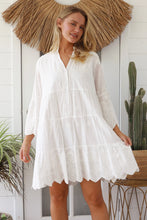 Load image into Gallery viewer, Salty Palm RD0030 Bohemian Mini Dress (White)
