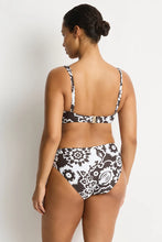 Load image into Gallery viewer, Sea Level Kastello Cross Front Multifit Bikini Top (Espresso)