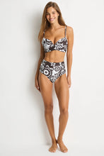 Load image into Gallery viewer, Sea Level Kastello High Waist Gathered Side Pant (Espresso)