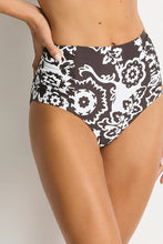 Load image into Gallery viewer, Sea Level Kastello High Waist Gathered Side Pant (Espresso)