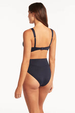 Load image into Gallery viewer, Sea Level Eco Essentials Wrap High Waist Pant (Black) (Night Sky)