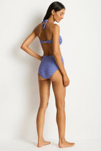 Load image into Gallery viewer, Sea Level Solana U Bar Bandeau Bikini Top (Blue )