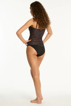 Load image into Gallery viewer, Sea Level Riptide Tankini Top (Black)