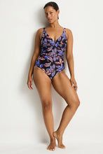 Load image into Gallery viewer, Sea Level Oceanwood Cross Front Multifit Swimsuit (Black)