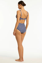Load image into Gallery viewer, Sea Level Biarritz Cross Front Multifit Bikini Top (French Navy)