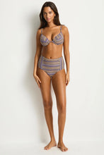 Load image into Gallery viewer, Sea Level Tessera Push Up Bikini Top (Cocoa)