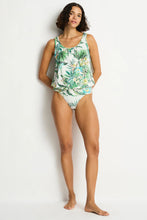 Load image into Gallery viewer, Sea Level Breezer Blouson Tankini - Multifit Singlet (White Multi)