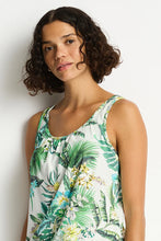 Load image into Gallery viewer, Sea Level Breezer Blouson Tankini - Multifit Singlet (White Multi)