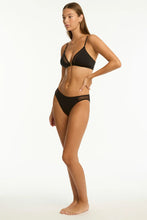 Load image into Gallery viewer, Sea Level Eclipse Panelled Regular Cheeky Pant (Black)