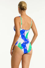 Load image into Gallery viewer, Sea Level Sublime Cross Front One Piece (Cobalt)