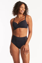 Load image into Gallery viewer, Sea Level Eco Essentials High Waist Gathered Side Pant (Night Sky)