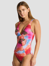 Load image into Gallery viewer, Sea Level Cabo Longline Scoop Back One Piece Swimsuit (Pink)