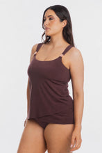Load image into Gallery viewer, Togs Mastectomy Friendly Tankini Overlay Set (Sherry)