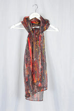 Load image into Gallery viewer, Carmen Kirstein NZ inspired silk scarf (Thermal Acivity)