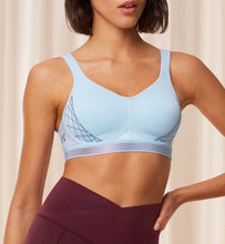 Load image into Gallery viewer, TRIUMPH TRIACTION CARDIO FLOW MINIMISER BRA P EX (Back) (Sky Blue)