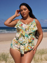 Load image into Gallery viewer, Capriosca 3 Tier Tankini Top (Tropicana)