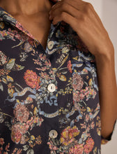 Load image into Gallery viewer, Papinelle Layla Crop PJ Set (Navy)