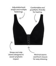 Load image into Gallery viewer, Berlei Post-Surgery Recovery Wire-free Bra (Black) (Nude)