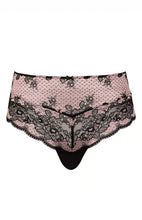 Load image into Gallery viewer, Panache Clara Full Brief (Black/Pink)