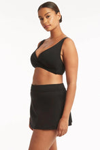 Load image into Gallery viewer, Sea Level Eco Essentials Swim Skirt (Black)