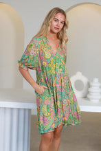 Load image into Gallery viewer, Dreamcatcher MO3431 Bohemian Mini Dress (Multi)