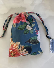 Load image into Gallery viewer, Floressents Cotton Fleur Kimono Robe (Bluestone)