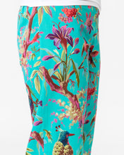 Load image into Gallery viewer, Floressents Cotton Paradise Lounge Pants with pockets (Aqua Green)