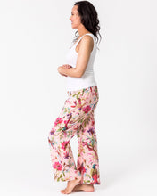 Load image into Gallery viewer, Floressents Cotton Paradise Lounge Pants with pockets (Rose)