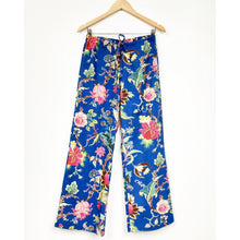 Load image into Gallery viewer, Floressents Cotton Lounge Pants Tree of Life (White )(Indigo) (Pale Aqua)
