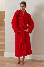 Load image into Gallery viewer, Baksana Manor Robe, WHITE, NIGHT SKY, TURF GREEN, SAXONY BLUE, LIGHT BLUE, BLUSH, RED