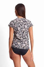 Load image into Gallery viewer, Sunseeker Priya Short Sleeve Rashie - Black