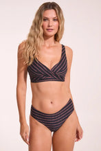Load image into Gallery viewer, Sea Level Riptide Cross Front Multi Bra Bikini Top (Black)