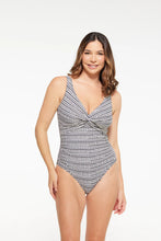 Load image into Gallery viewer, Togs Yukon Twist Front Swimsuit (Black)