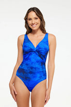 Load image into Gallery viewer, Togs Aruba Twist Chlorine Resistant Swimsuit (Blue)
