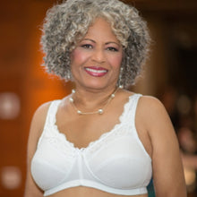 Load image into Gallery viewer, ABC Mastectomy 101 Bra (White) (Black)