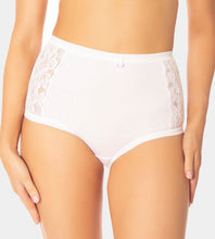 Load image into Gallery viewer, Triumph Cotton & Lace Full Brief