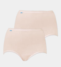 Load image into Gallery viewer, Triumph Sloggi Maxi 2 Pack BLACK , FRESH POWDER, WHITE