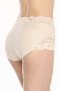 Arianne Stacy Full Brief (White) (Champagne)
