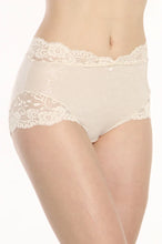 Load image into Gallery viewer, Arianne Stacy Full Brief (White) (Champagne)
