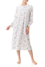 Load image into Gallery viewer, Givoni  9LP40L Leona Mid Length Nightie pink/blue floral
