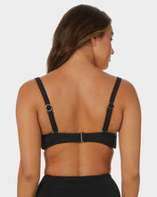 Load image into Gallery viewer, Seafolly DD Cup Underwire Bikini Top (Black)