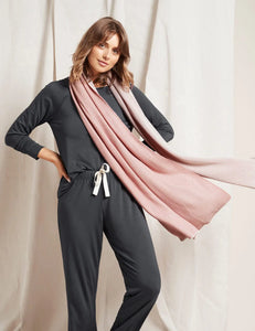 Boody Cosy Knit Organic Bamboo Wrap (Storm) (Dusty Pink)